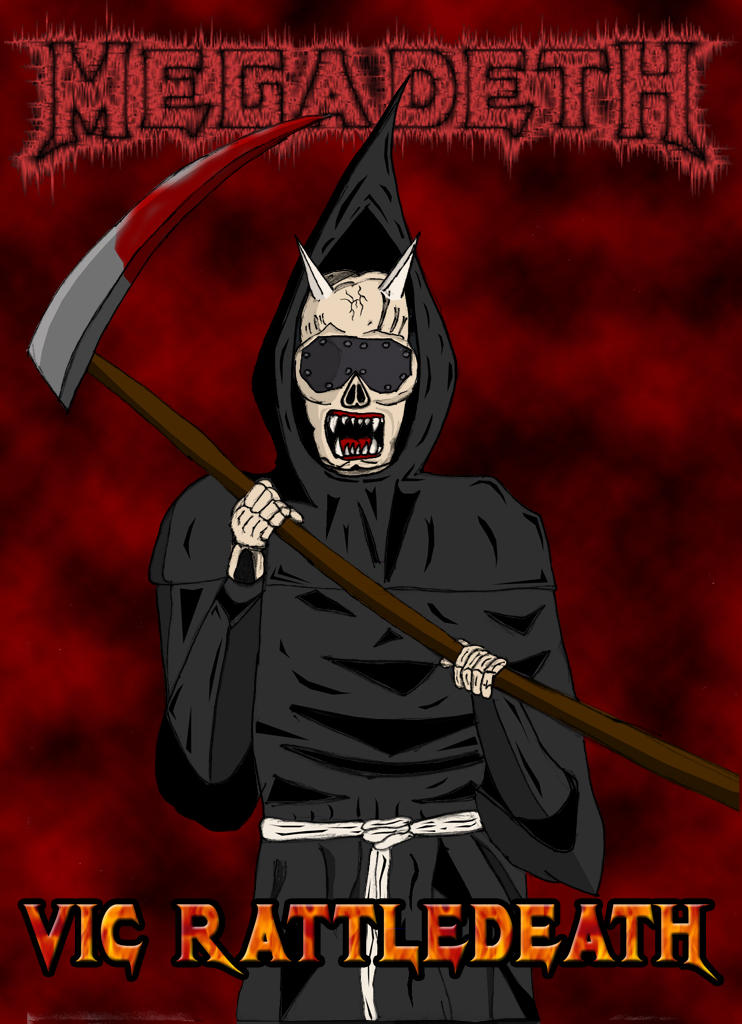 Megadeth's Vic RattleDEATH by Fran6cko on DeviantArt