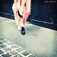 No shoes with her pink dress by cetrobo