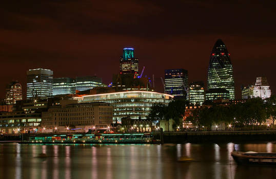 City of London at night by cody29