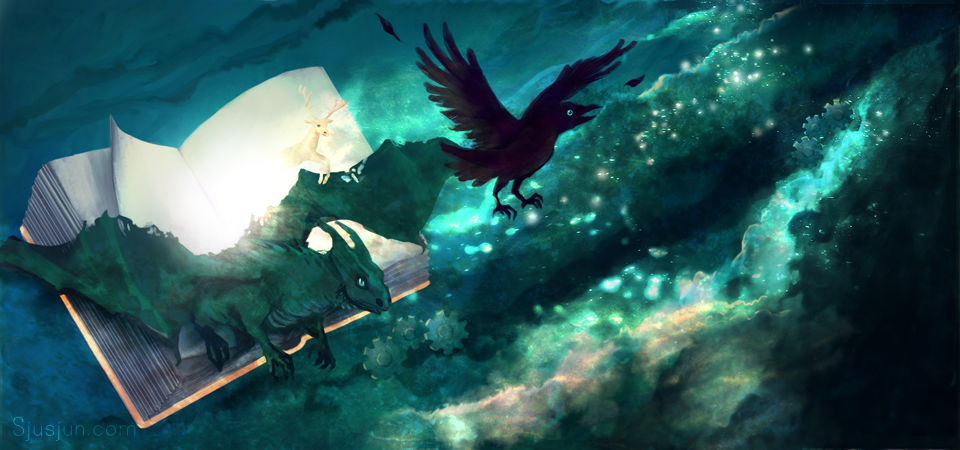 A book filled with imagination by Sjusjun