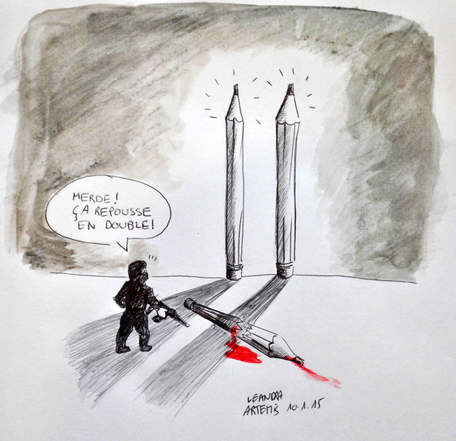 Liberte d'expression - #JesuisCharlie by LeandraArtemis Liberte d'expression - #JesuisCharlie by LeandraArtemis