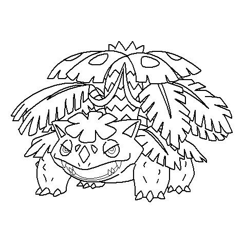 003-Mega Venusaur Coloring Page by Nikki-M-Garrett on DeviantArt
