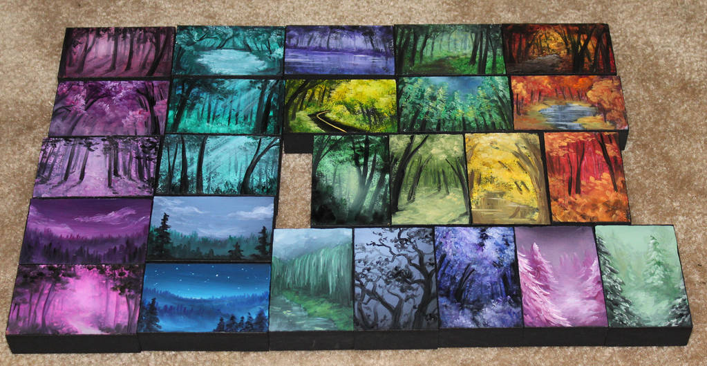 Mini Artomat Forests 1-25 by crazycolleeny