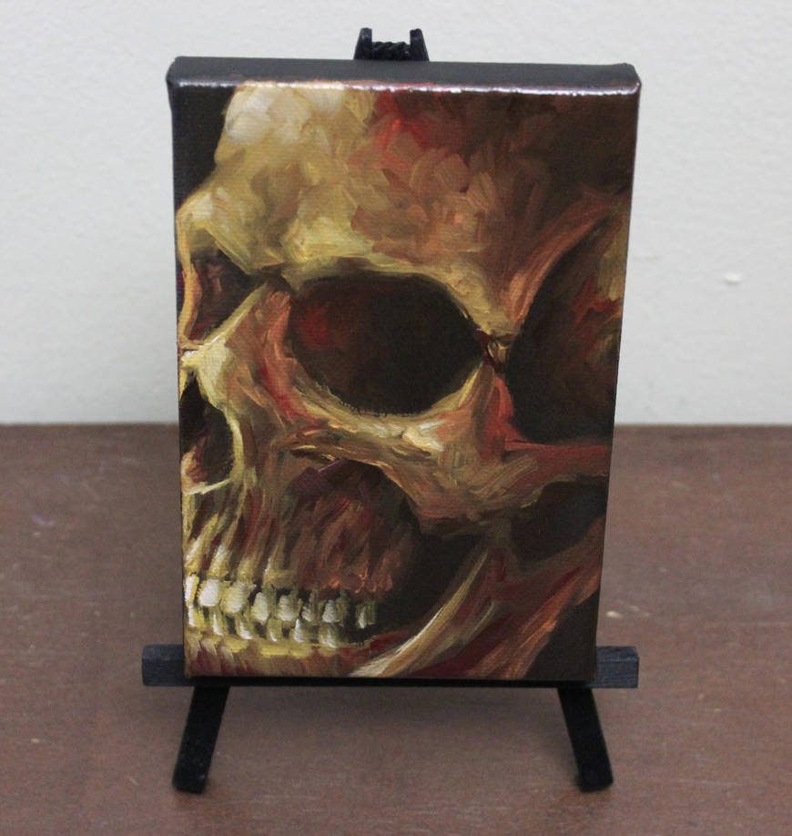 Bronze Skull by crazycolleeny