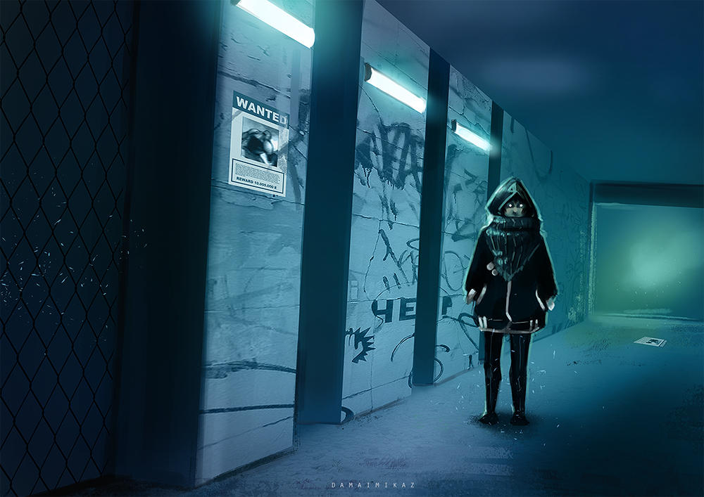 The creepy kid by DamaiMikaz