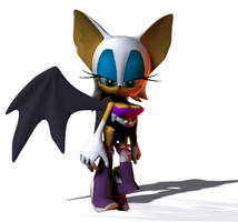 Rouge The Bat V4 Poser Figure by imago3d on DeviantArt