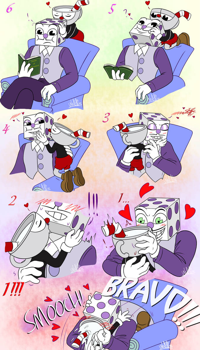 Cuphead - DiceCup - Kisses on 6 Sides(all) by WolfKIce on DeviantArt