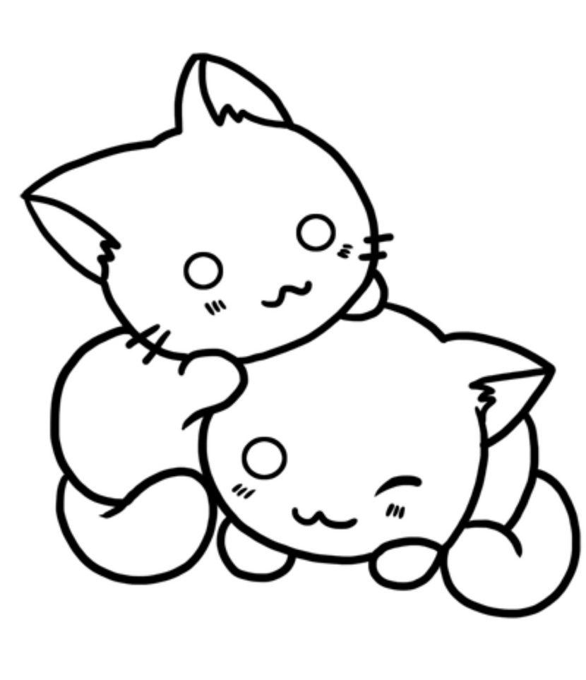 anime kittens base by