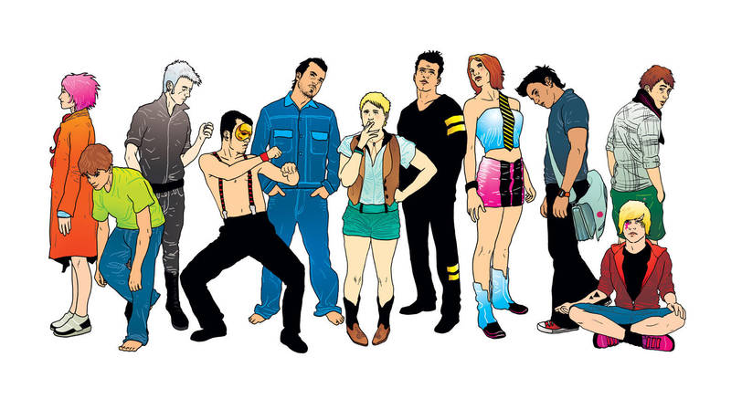 Secondhand Youth characters by t-drom