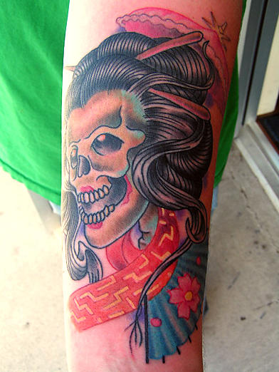 dead geisha tattoo Dead geisha tattoo