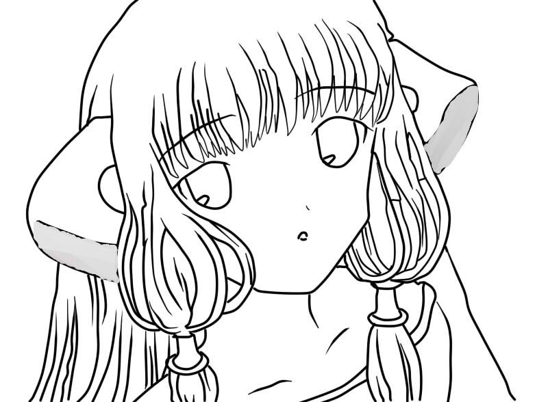 Chii Del Anime Chobits Sin Color By Anamas On Deviantart