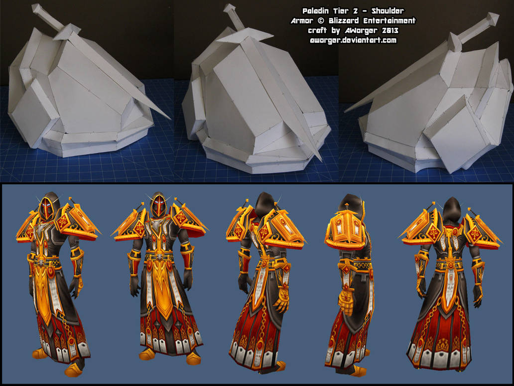 WIP Paladin Tier 2 Armor - Shoulder by AWorger on DeviantArt