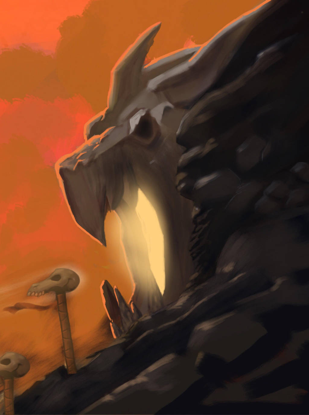 Into the Dragon's Maw by SandsGonzaga