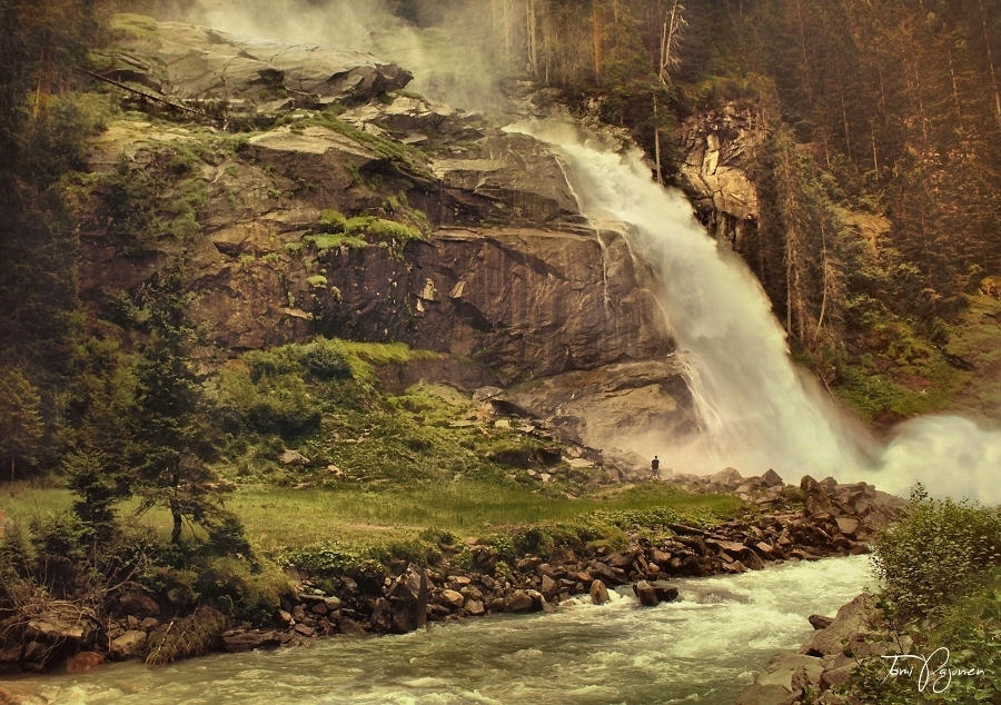 By the Waterfall by Pajunen
