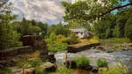 House by the river by Pajunen