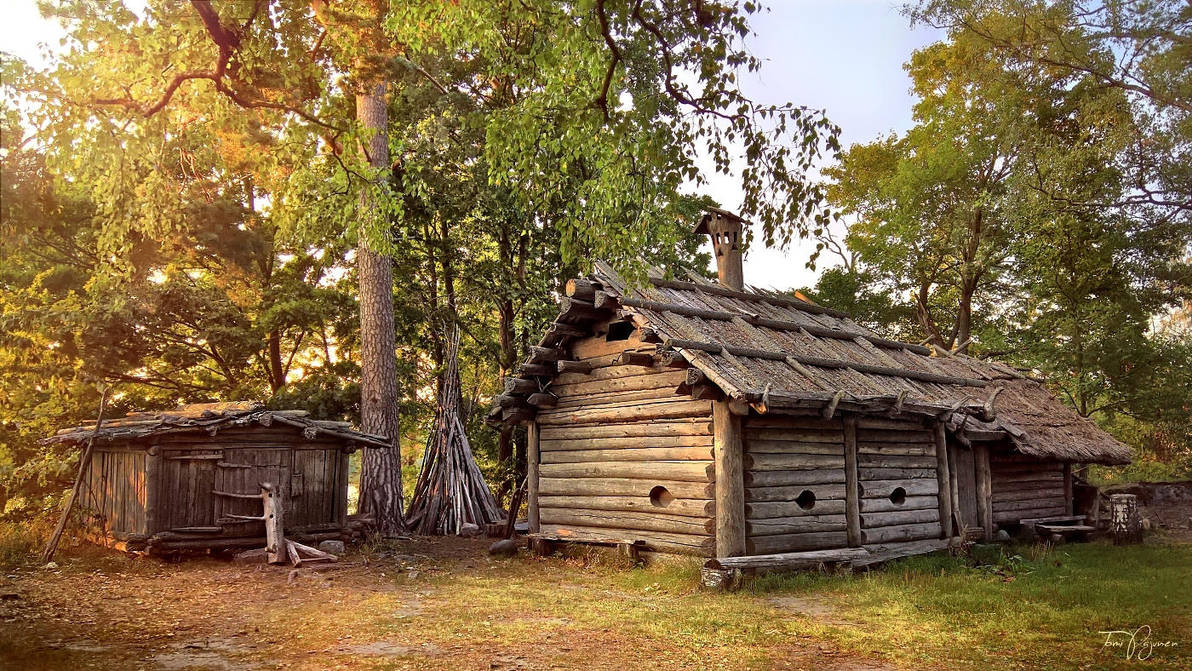 Iron Age Village by Pajunen