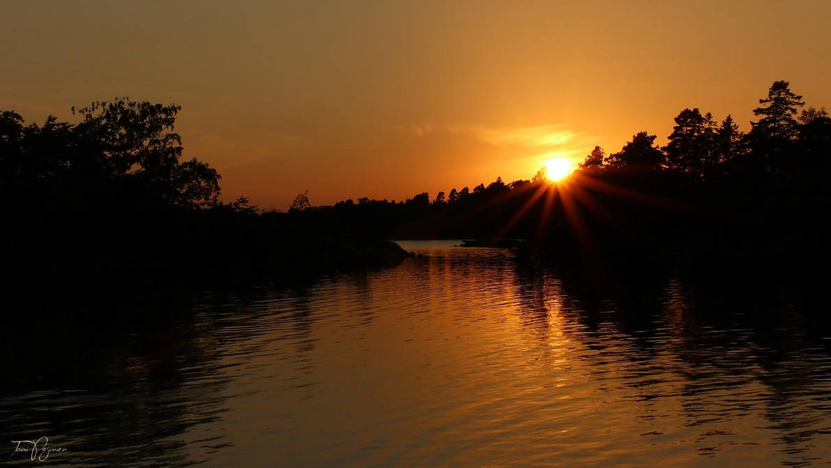 Golden Sunset II by Pajunen Golden Sunset II by Pajunen