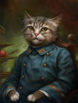 The Hermitage Court Confectioner Apprentice Cat by EldarZakirov