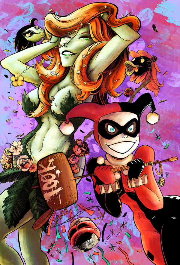Harley Quinn Poison Ivy by MaximoVLorenzo