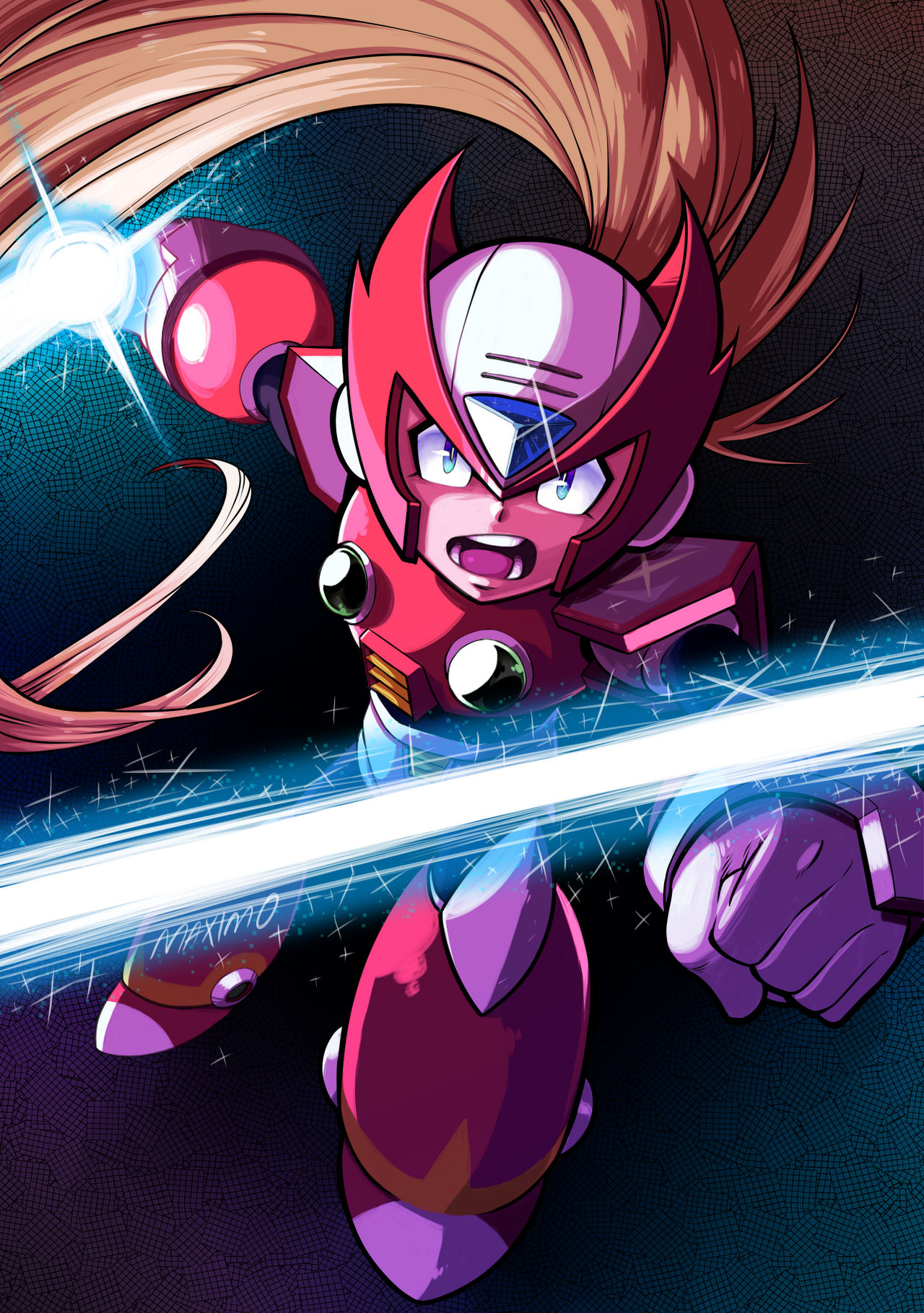 MEGAMAN X ZERO by MaximoVLorenzo