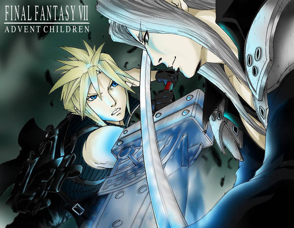 Cloud vs Sephiroth by quembot on DeviantArt