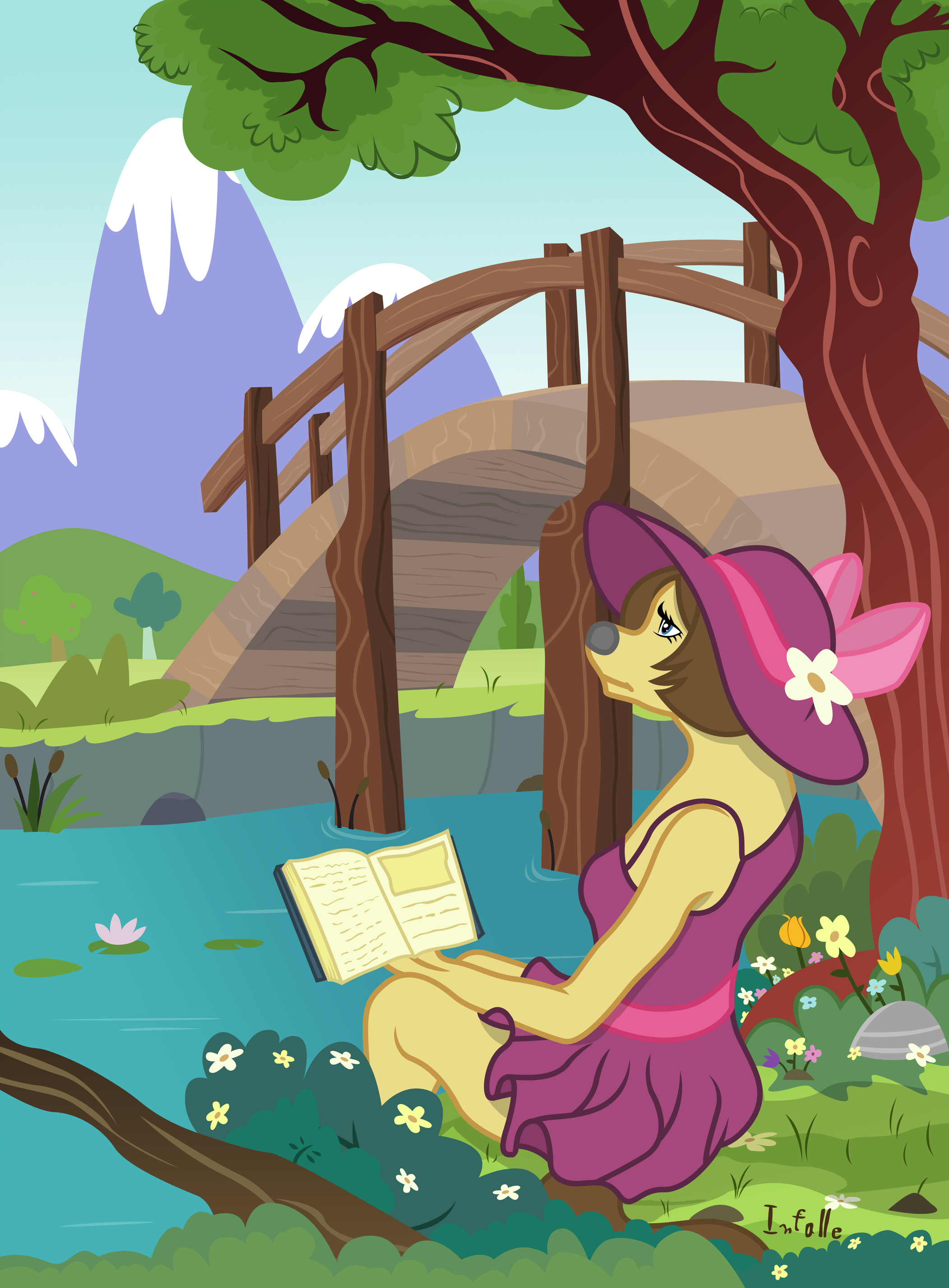 By a River on a Lazy Afternoon by Kooner-cz