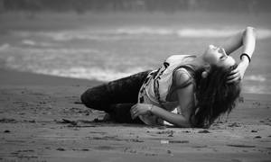 Andreea on a perfect cloudy da by zebisphoto