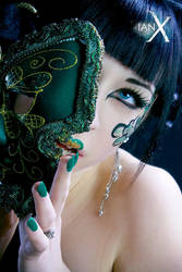 Jade Empress of Masks - III by IanStruckhoff