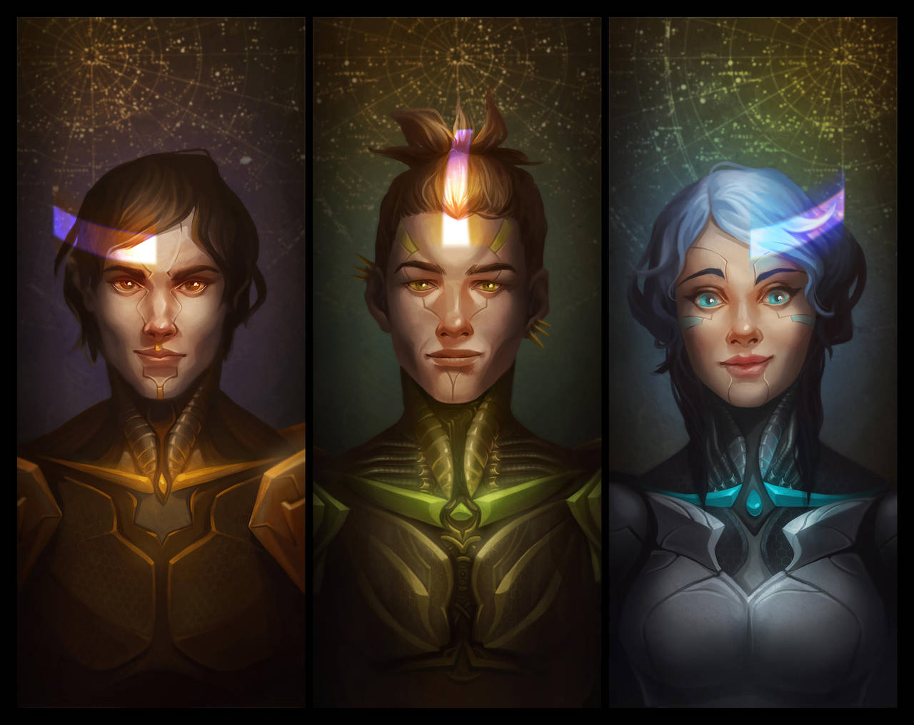 Eri trinity by DavinArfel