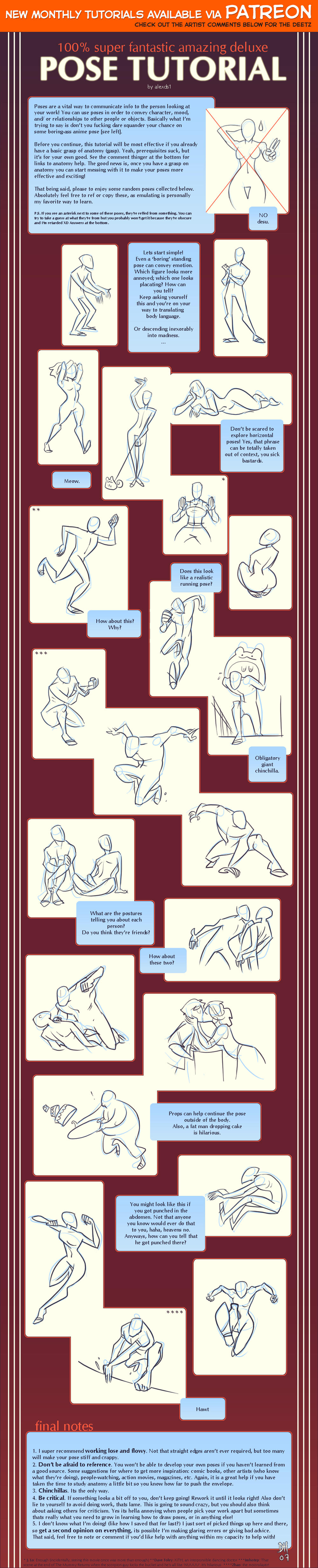Pose tutorial by shingworks
