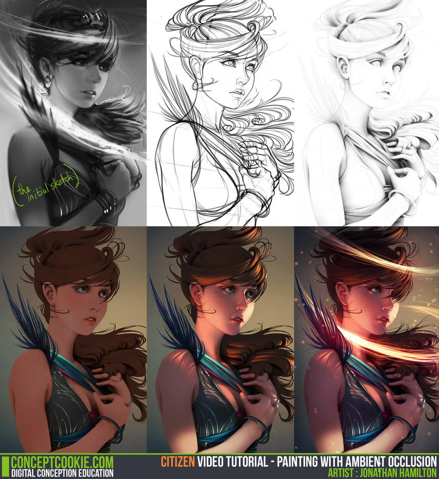 Tutorial Step by Step: Painting with AO by CGCookie
