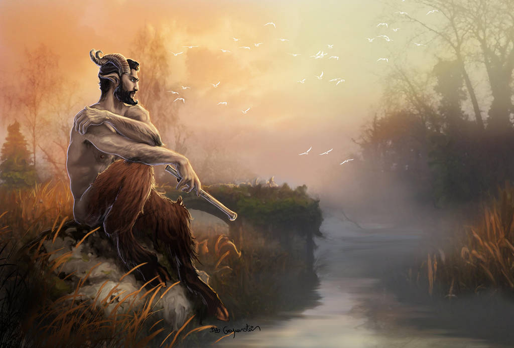 Satyr at dusk by bobgreyvenstein