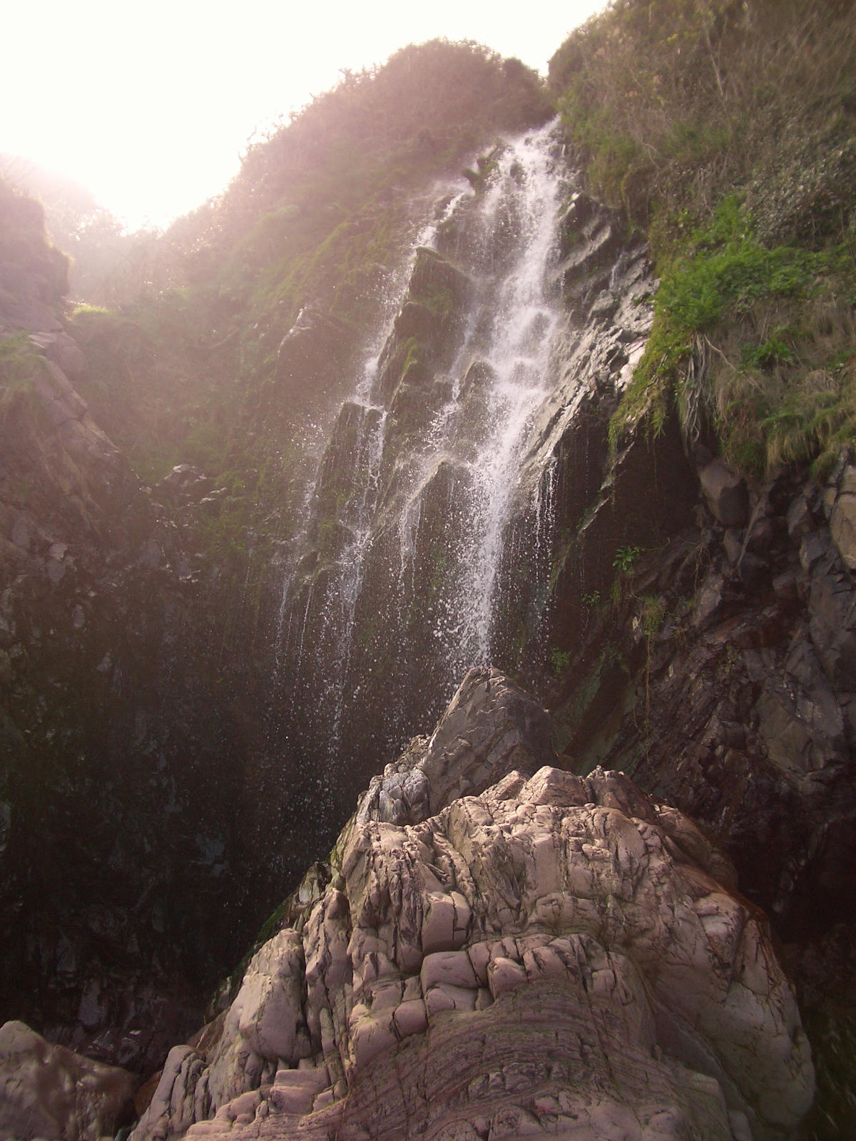 Clovelly Waterfall Shot2 by ravens-raziel