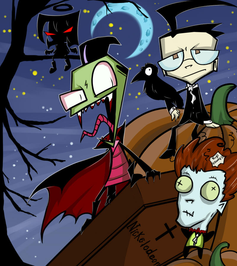 Invader Zim - Halloween 2013 by Lunatic-Mo-on