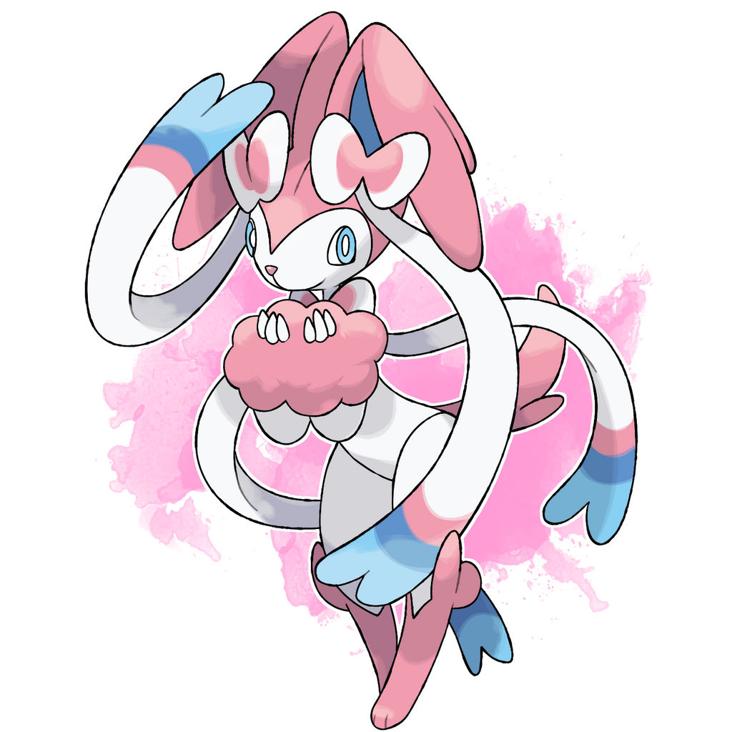 Fusion Commission - Lopunny X Sylveon by DevilDman on DeviantArt