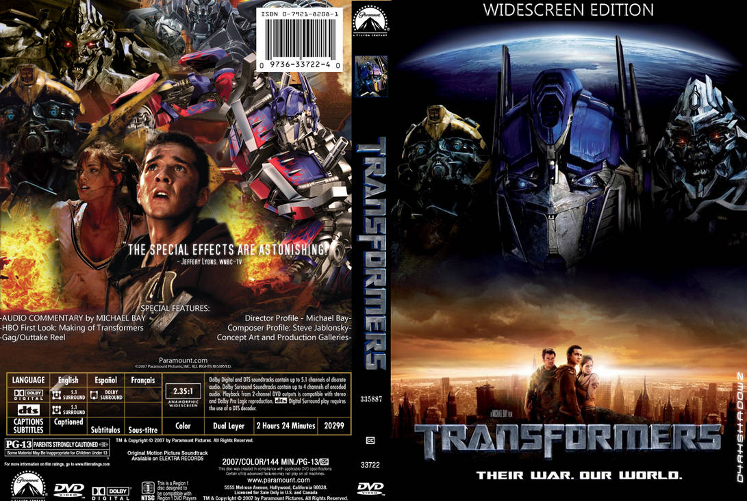 Transformers DVD Cover by D4rkShaDoWz on DeviantArt