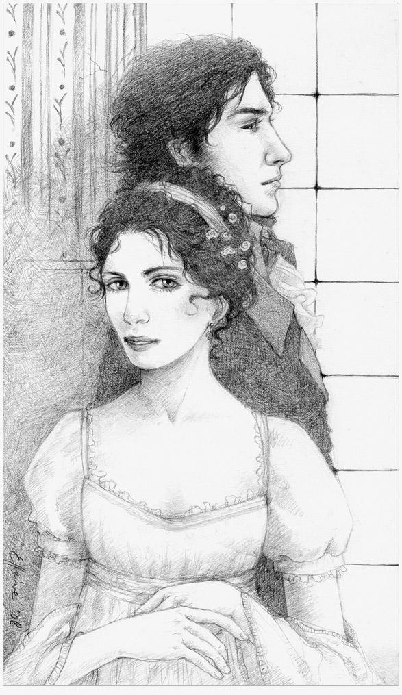 Pride and Prejudice - pencil by ellaine