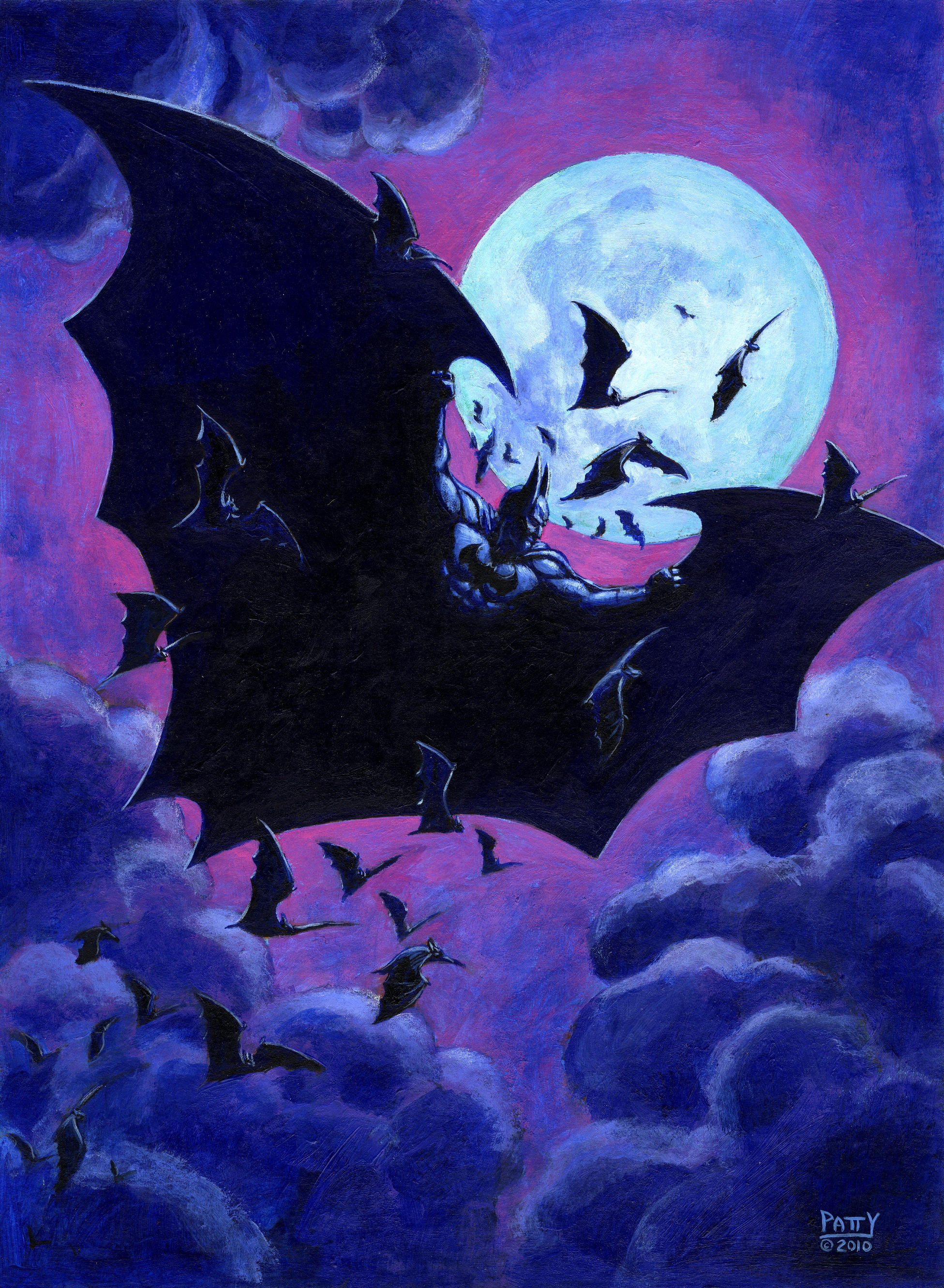 BATMAN NIGHT FLIGHT by Sean-Patty