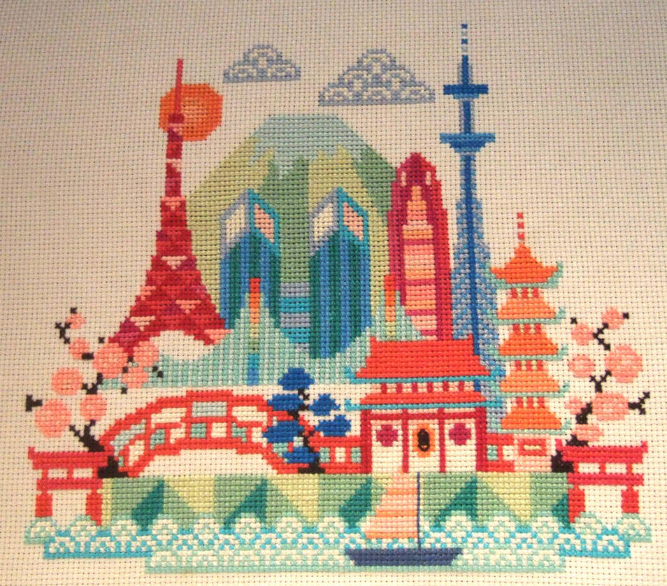 Japan Cross Stitch by HikaruChan811 on DeviantArt