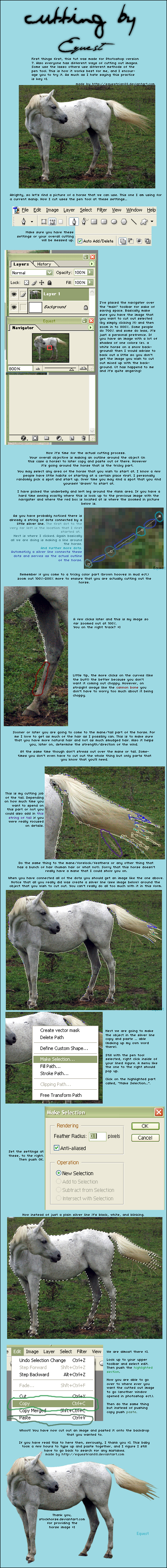 How To Cut Out An Image by equestrian88