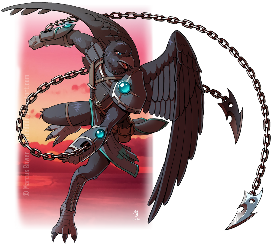 DnD - Ardoon, Aarakocra Cleric by Spritedude
