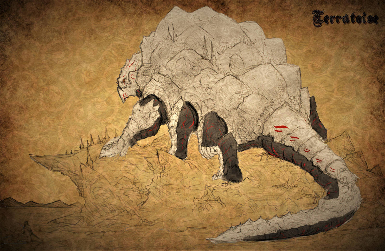 RWBY Bestiary Terratoise by Demize00Zero on DeviantArt