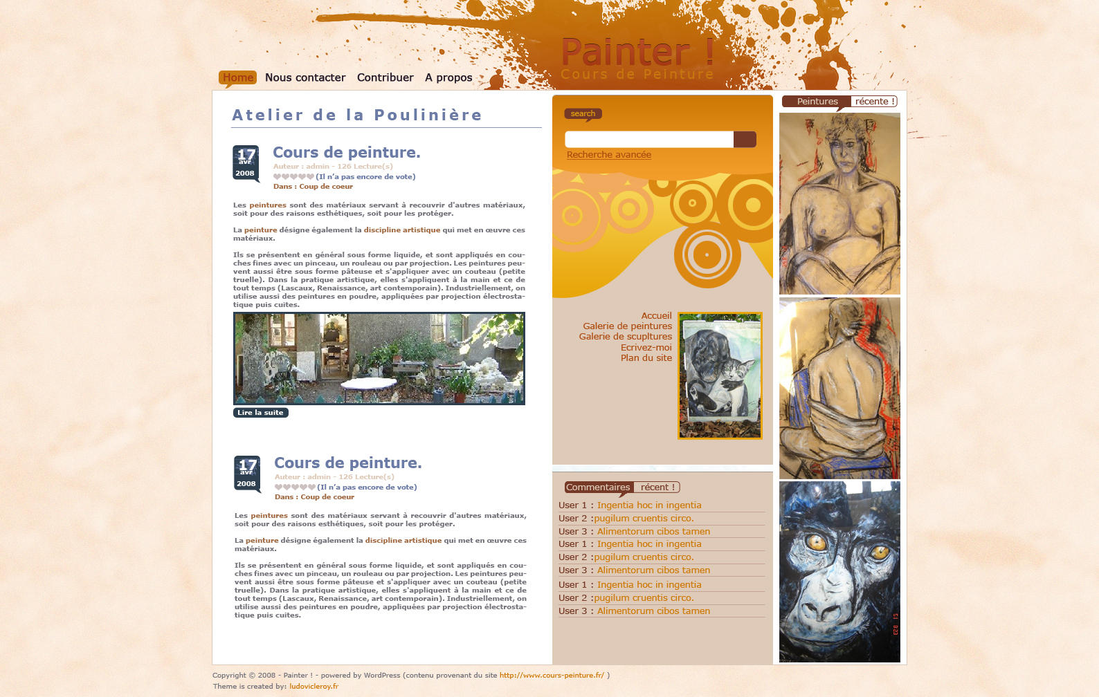 Painter - Wordpress Skin by Azrade