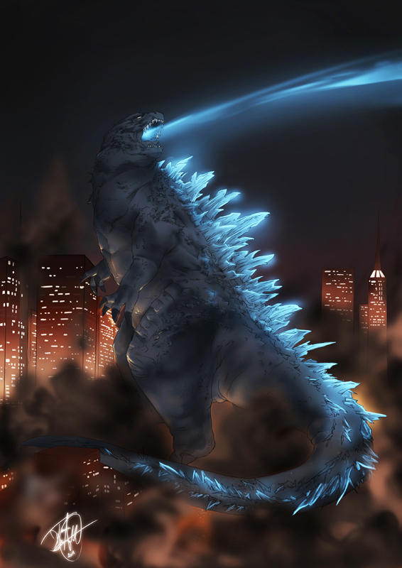 Godzilla - The King of the Monsters. by NiaChan