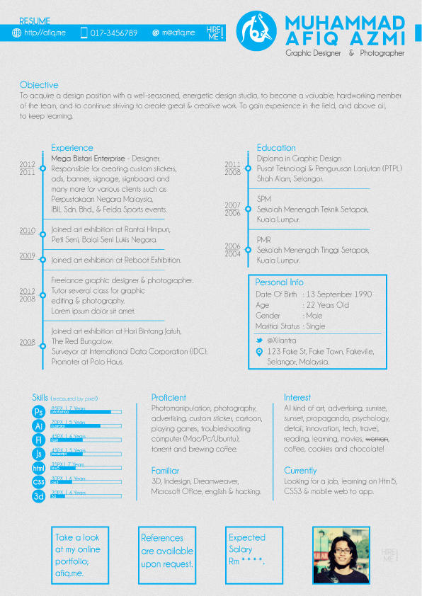 My Resume by Xilantra