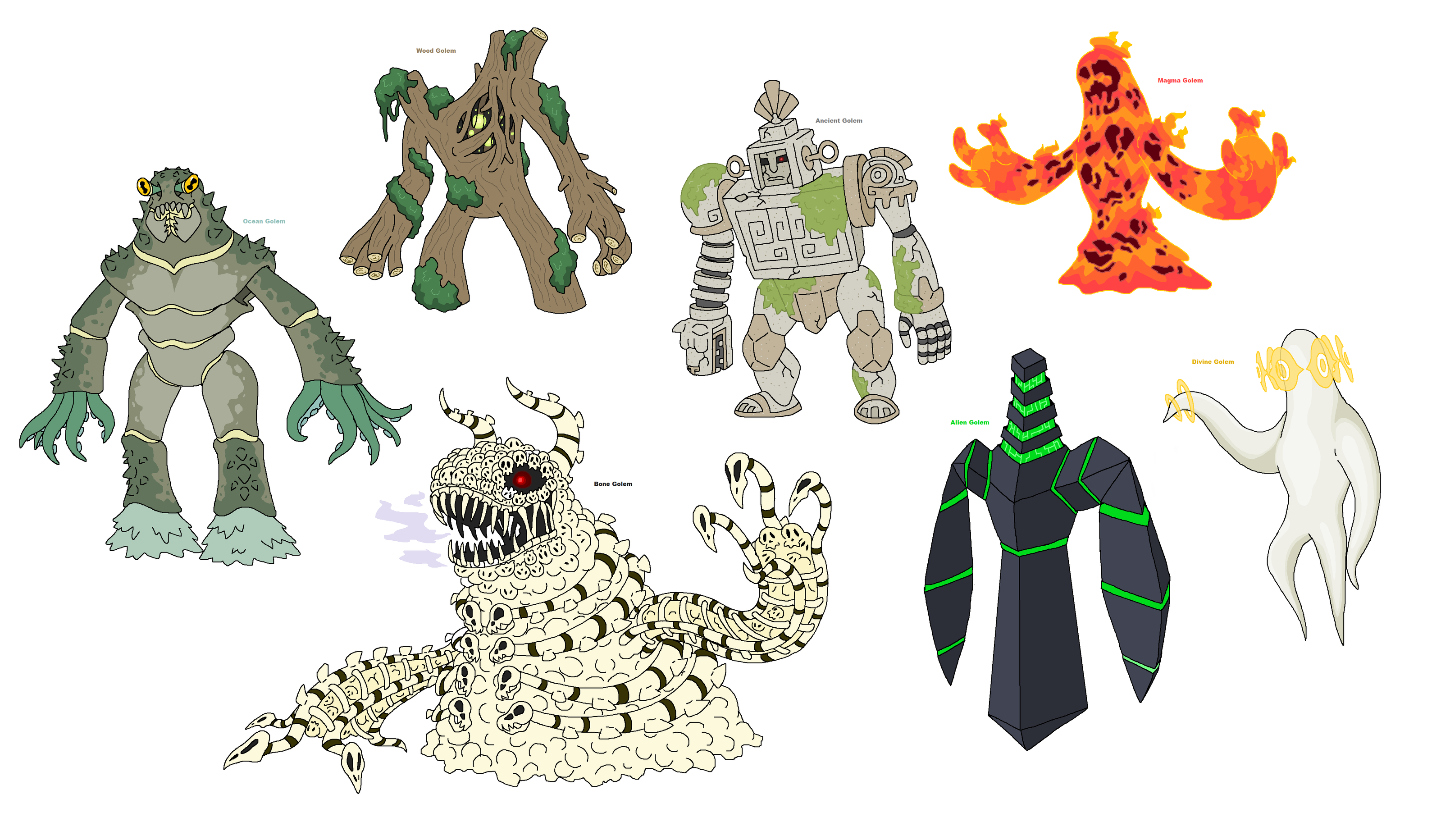 Golem favourites by ongong1234565 on DeviantArt