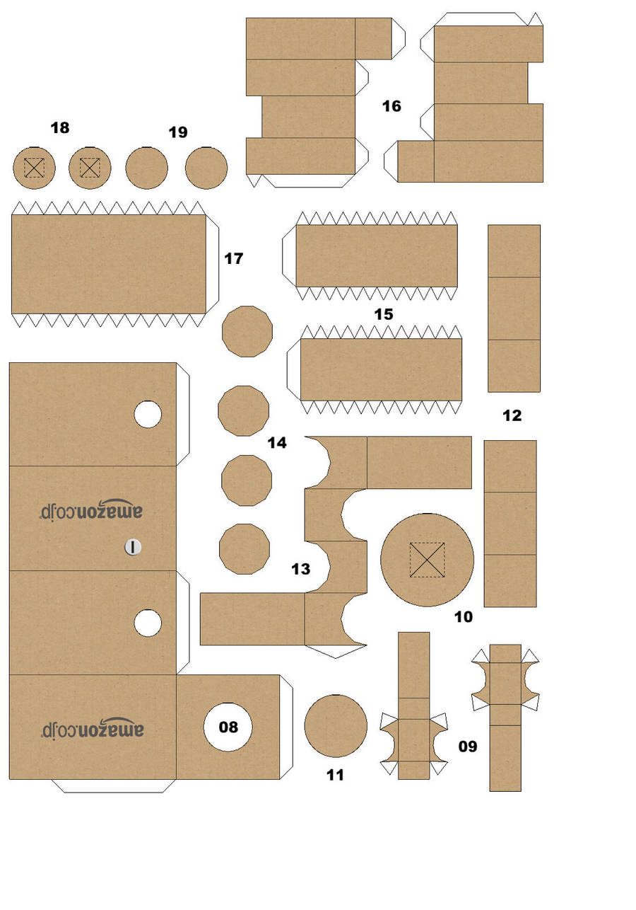 Danbo Papercraft B by yuiiwae