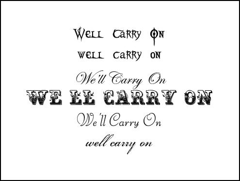 MCR Tattoo Fonts by JarethKing