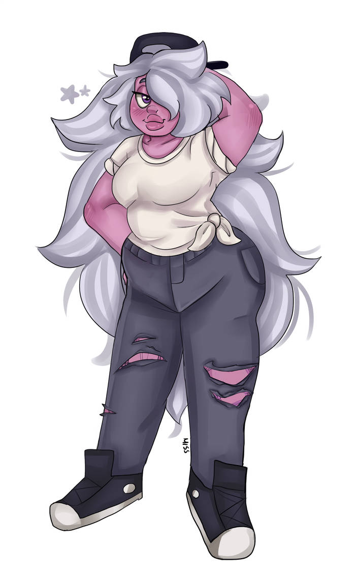 i  just noticed i never drew that tall amethyst from too short to ride so i did now