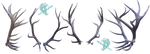 Forest Spirt: Elk antler stock by Lord-FurFur